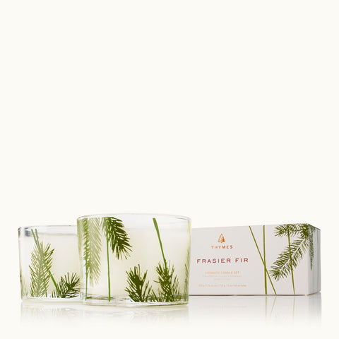 Frasier Fir Candle Set of 2