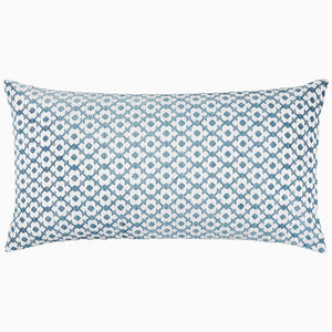 Nalin Light Indigo Bolster Pillow w/insert