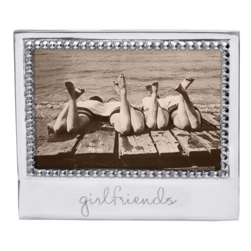 "Girlfriends" Beaded 4x6 Frame