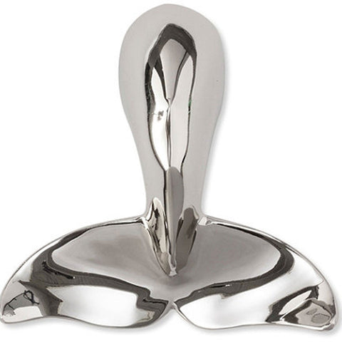 Whale Tale Door Knocker- Silver