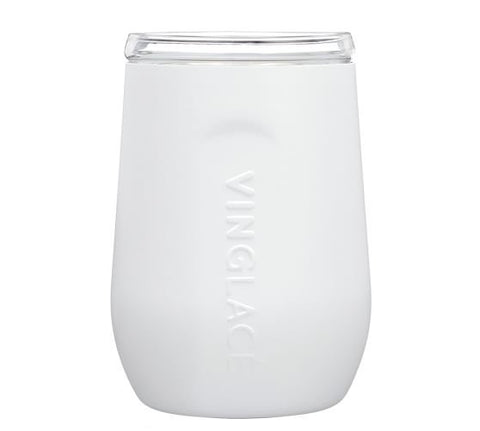 Vin Glace White Stemless Wine Glass- 10oz