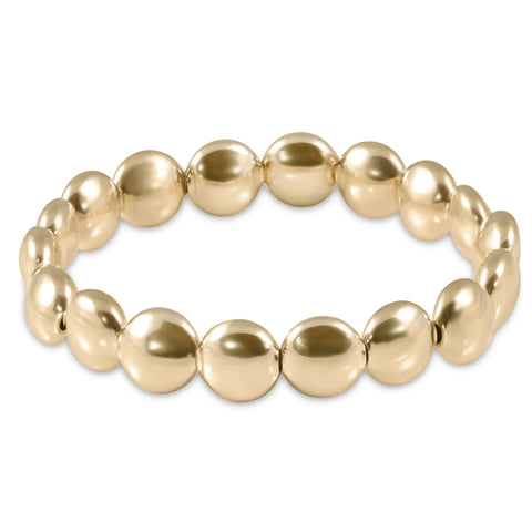 enewton honesty gold 10mm bead bracelet