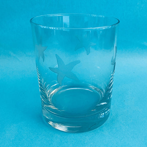 Custom Starfish Double Old Fashioned Glass