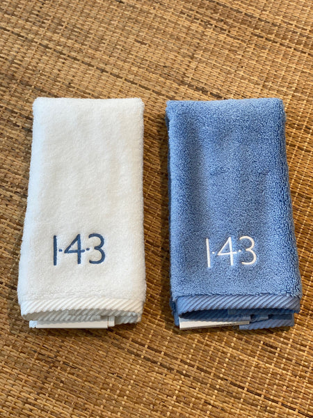 143 Milagro Fingertip Towel- Azure