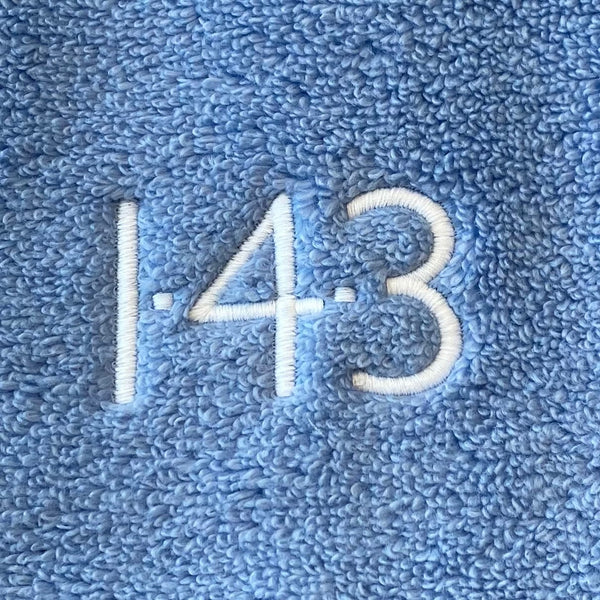 143 Milagro Fingertip Towel- Azure