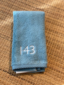 143 Milagro Fingertip Towel- Cerulean