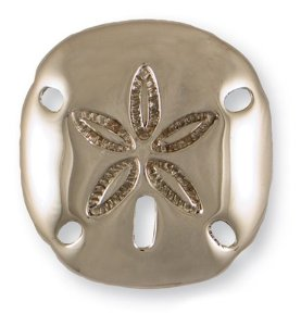 Sand Dollar Door Knocker- Silver/Nickle