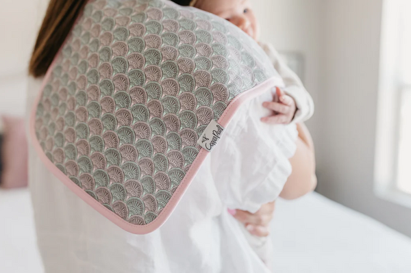 Coral - Set of 3 Burp Cloths