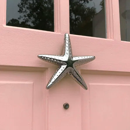 Starfish Door Knocker- Nickle Silver Finish
