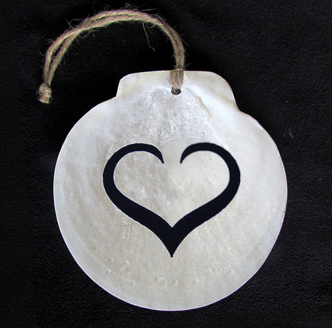 Chatham Shell Ornament- Heart