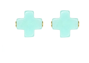 Signature Cross Stud- Mint